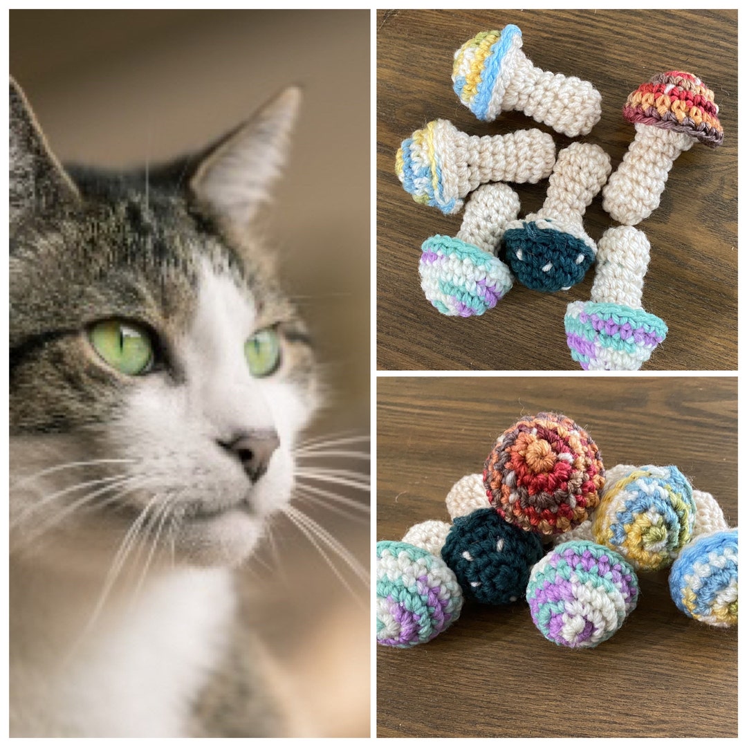 Catnip Shrooms, Magic Mushrooms, Catnip Toy, Mushroom Cat Toy Etsy