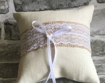 ring bearer cushion, fabric pillow for weddings, photo prop, keepsake gift