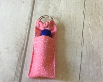 Chapstick houder, Chapstick sleutelhanger, lippenbalsem sleutelhanger, Valentijnsdag geschenk, gift voor haar, Chapstick Cosy, Lip Balm houder