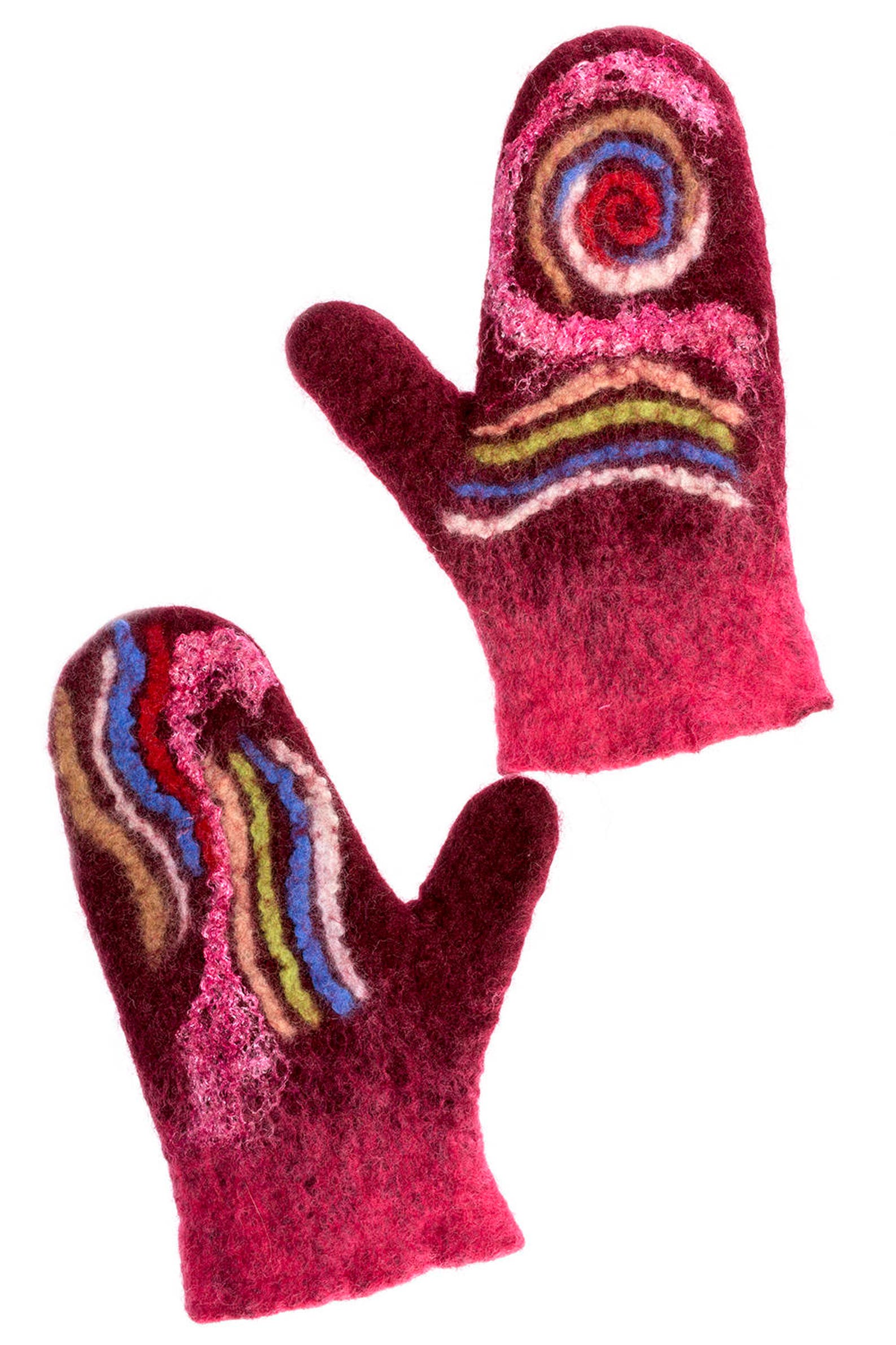 Mittens Children's Wool Mittens Handmade Mitts of Felted Etsy