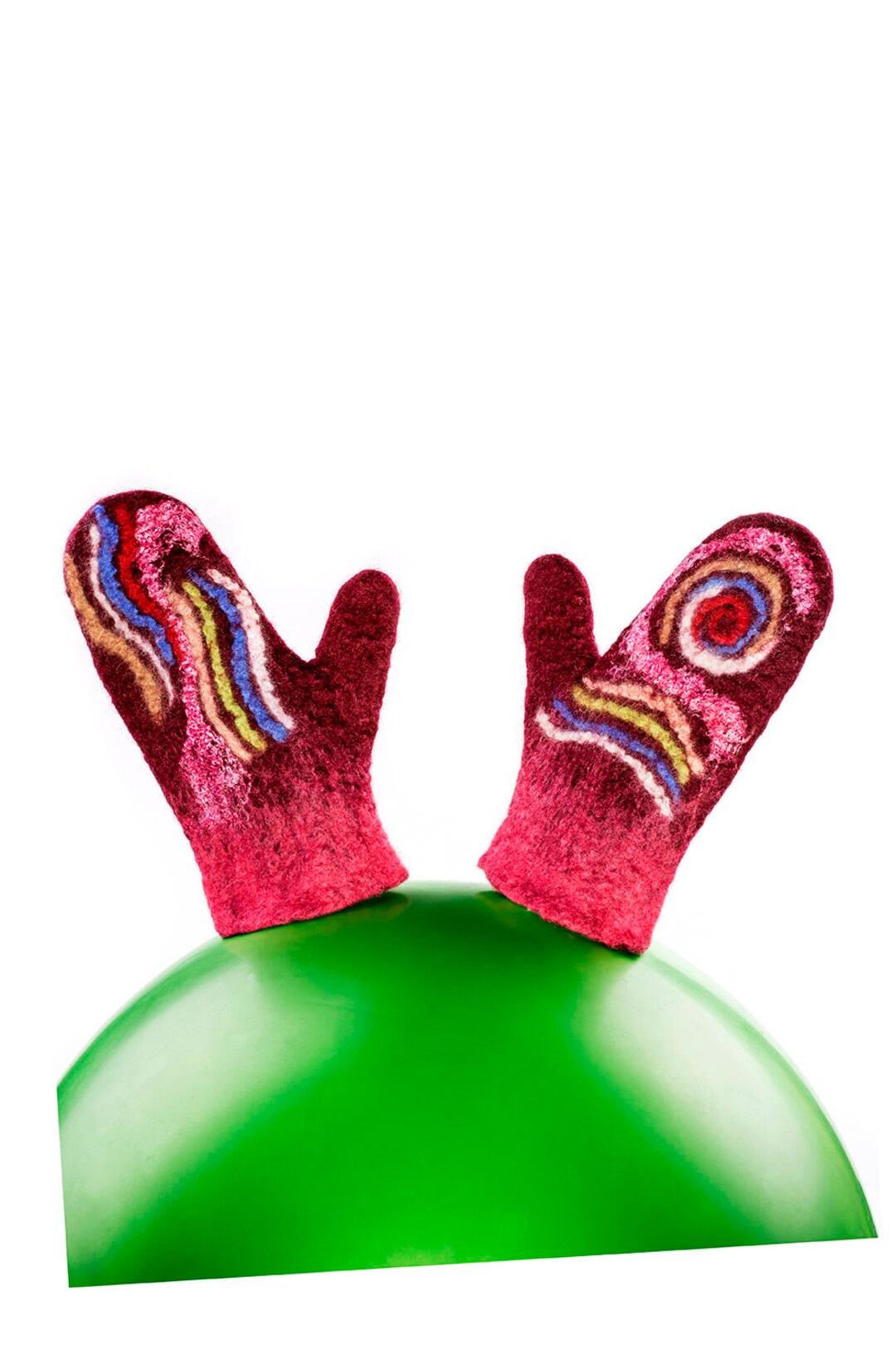 Mittens Children's Wool Mittens Handmade Mitts of Felted Etsy