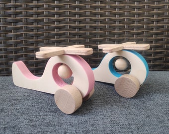 Wooden toy, Wooden helicopter, Handmade wooden toy, Helicopter toy, Etsy kids, Gift toy, Baby gift, Wood helicopter, Handmade toys