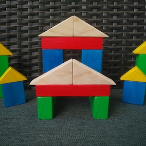 Wooden blocks, Building blocks, Baby toys, Wooden blocks set, Wood block, Kids toys, Baby blocks, Children wooden toys,