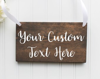 Custom Wooden Sign| Custom Ring Bearer Sign| Flower Girl| Rustic Wedding Decor| Wooden Wedding Decor| Custom Wedding Sign| Summer Wedding