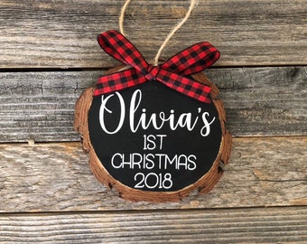 Personalized Baby's First Christmas 2021 Christmas Ornament (Gift Box Included)| Custom Ornament| Holiday Decorations| Christmas Gift