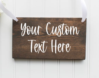 Custom Wooden Sign 3| Custom Ring Bearer Sign| Flower Girl| Rustic Wedding Decor| Wooden Wedding Decor| Custom Wedding Sign| Summer Wedding