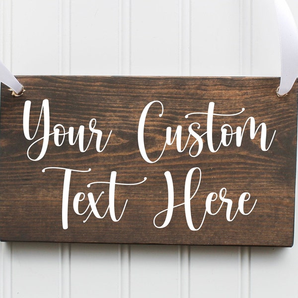 Custom Wooden Sign| Custom Ring Bearer Sign| Flower Girl| Rustic Wedding Decor| Wooden Wedding Decor| Custom Wedding Sign| Summer Wedding