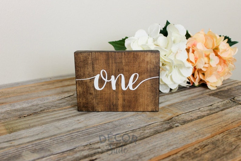 Rustic Wedding Table Numbers Rustic Wedding Decor Wooden Table Numbers Table Numbers Wedding Decor Spring Wedding Winter Wedding image 1