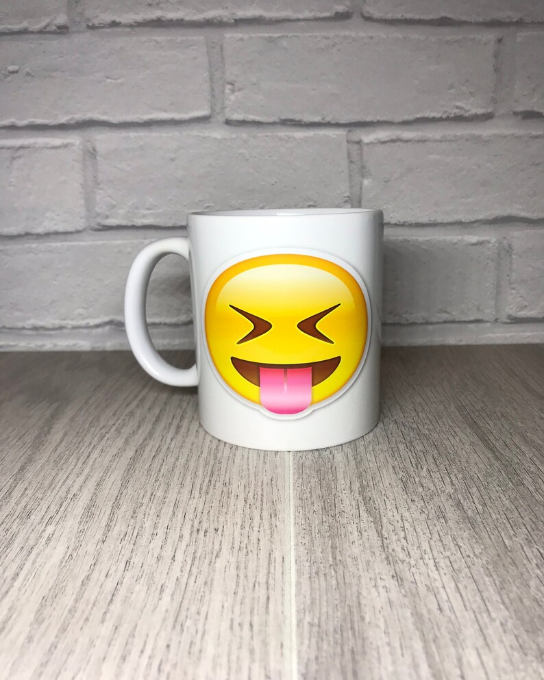 Emoji Mug personalised emoji mug Tea mug Coffee Mug Etsy