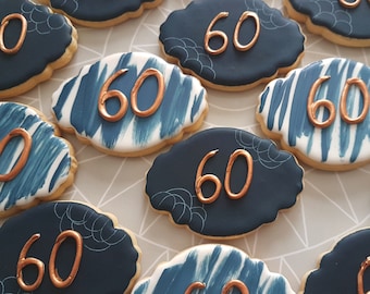 10 Birthday Plaque Cookies/ Custom Party Favours / Bespoke biscuits/ Birthday favours/ Hand-decorated cookies/ Party cookies/ Birthday gift