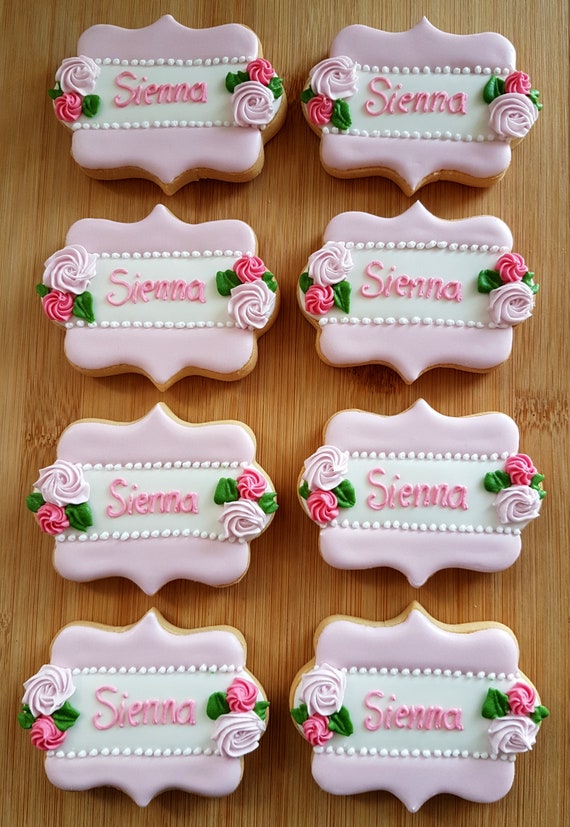 10 Galletas / Placa Sr. y Sra. / Galletas personalizadas