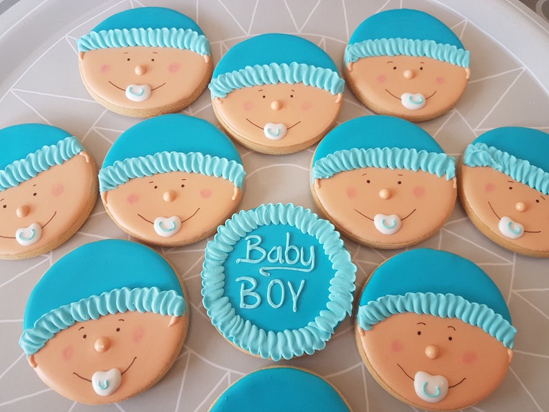 Baby Shower Favours /10 Baby Shower Cookies / Baby Girl Etsy UK