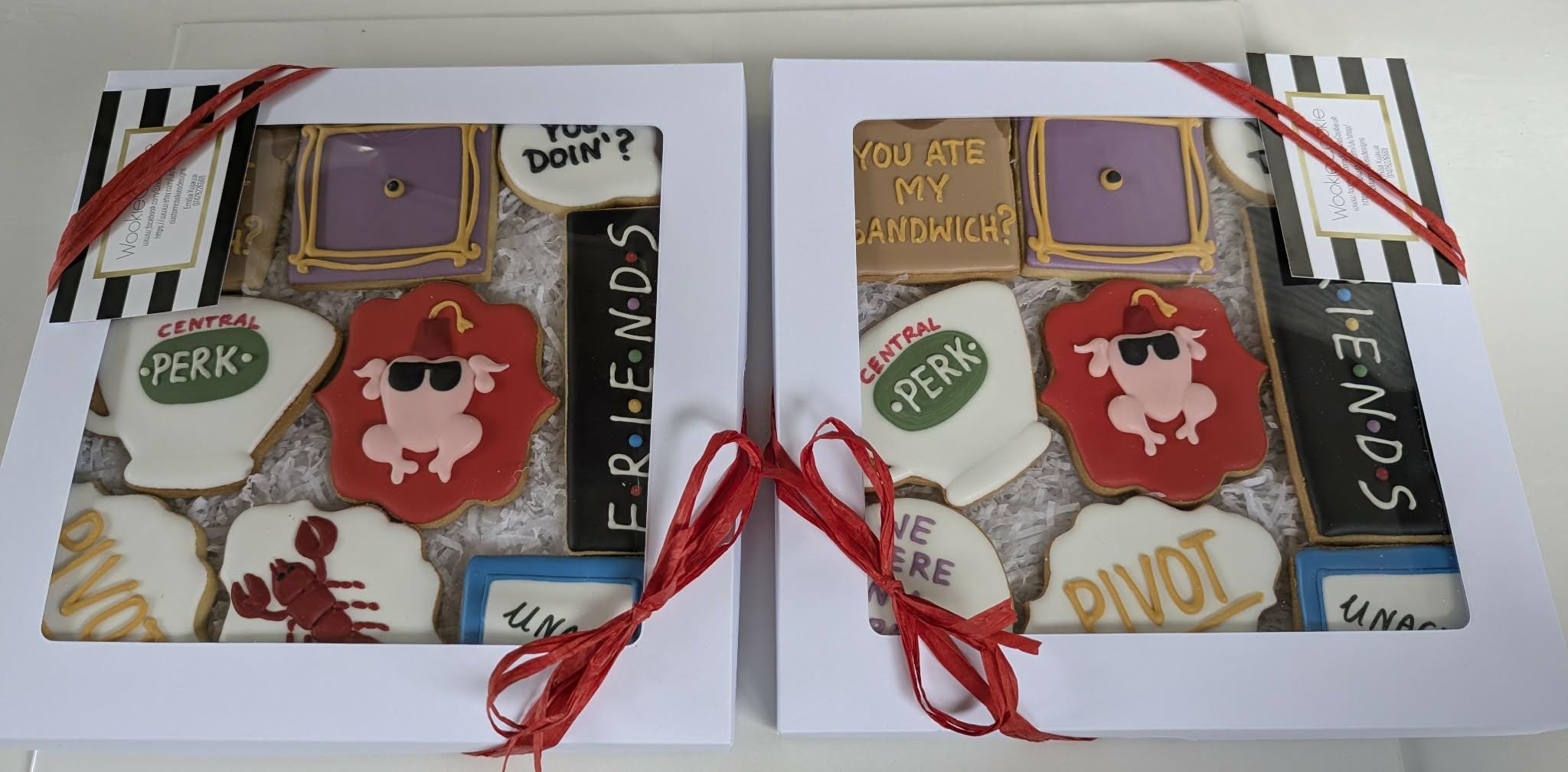 Friends TV Show Cookies /gift Box/ Personalised Biscuits/ Bespoke