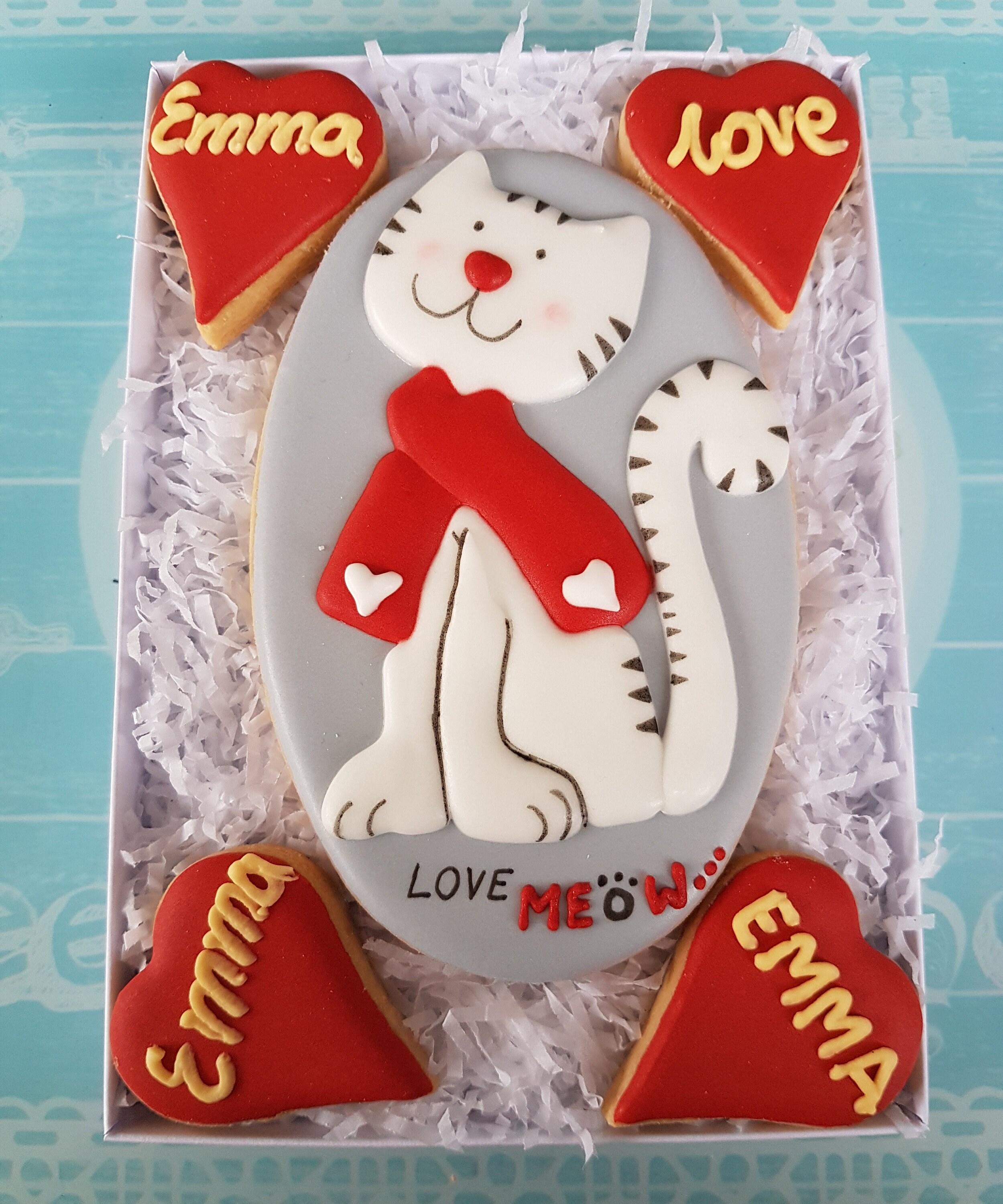 Galletas temáticas de gatos / Galletas personalizadas / Regalo namorada 2499x3000 foto Galletas temáticas de gatos / Galletas personalizadas / Regalo Foto