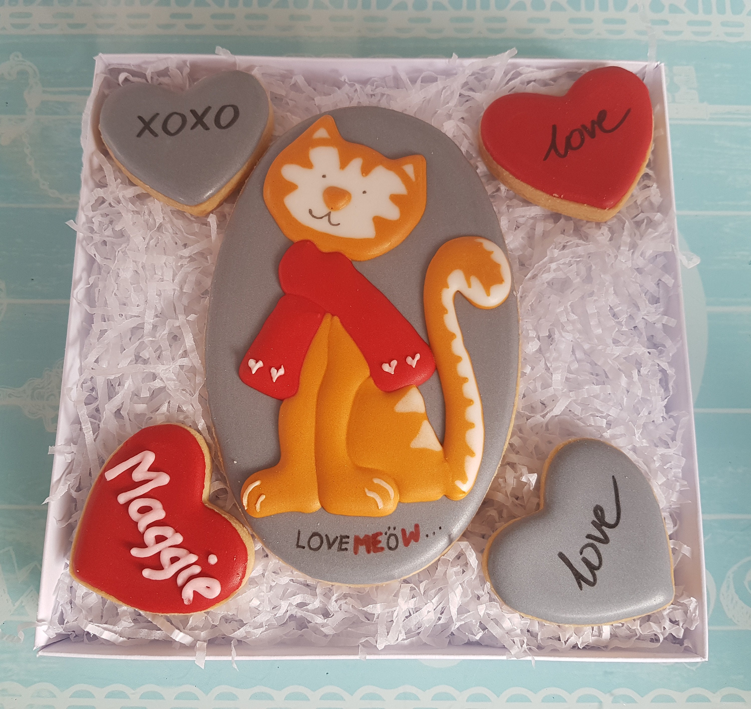 Galletas temáticas de gatos / Galletas personalizadas / Regalo imagen