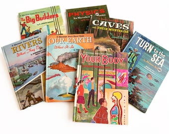 Whitman Learn About Books, Science, Earth Studies, Architecture, Vintage Reference Books