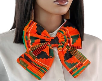 Women Bow Tie, Ladies Bow Ties, African Print Kente Bow tie, kente bowties, bowtie,