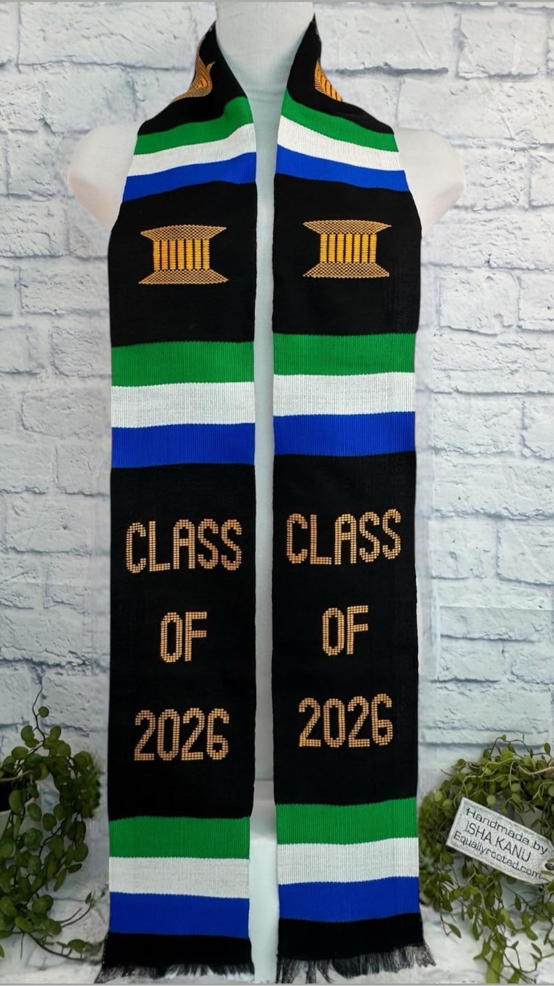 Graduation Stole Black 2026 main image 1