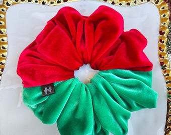Velvet scrunches, 2 tone scrunches, Velvet Hair Scrunchies