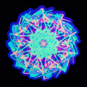 Plaid - UV Temporary Tattoo Blacklight Reactive Neon Fluorescent