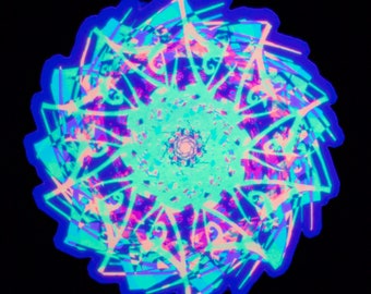 Plaid - UV Temporary Tattoo Blacklight Reactive Neon Fluorescent