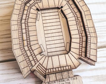 Eagles - Philadelphia Football Stadium 3D Magnet - Lincoln Financial Field - Map Art - Philadelphia Gift