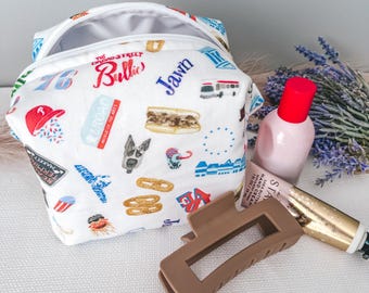 It's a Philly Thing Make Up Bag - Beach Bag Accessory - Travel Bag - Cosmetic Bag - Beach Gifts - Philly Gifts - Philadelphia