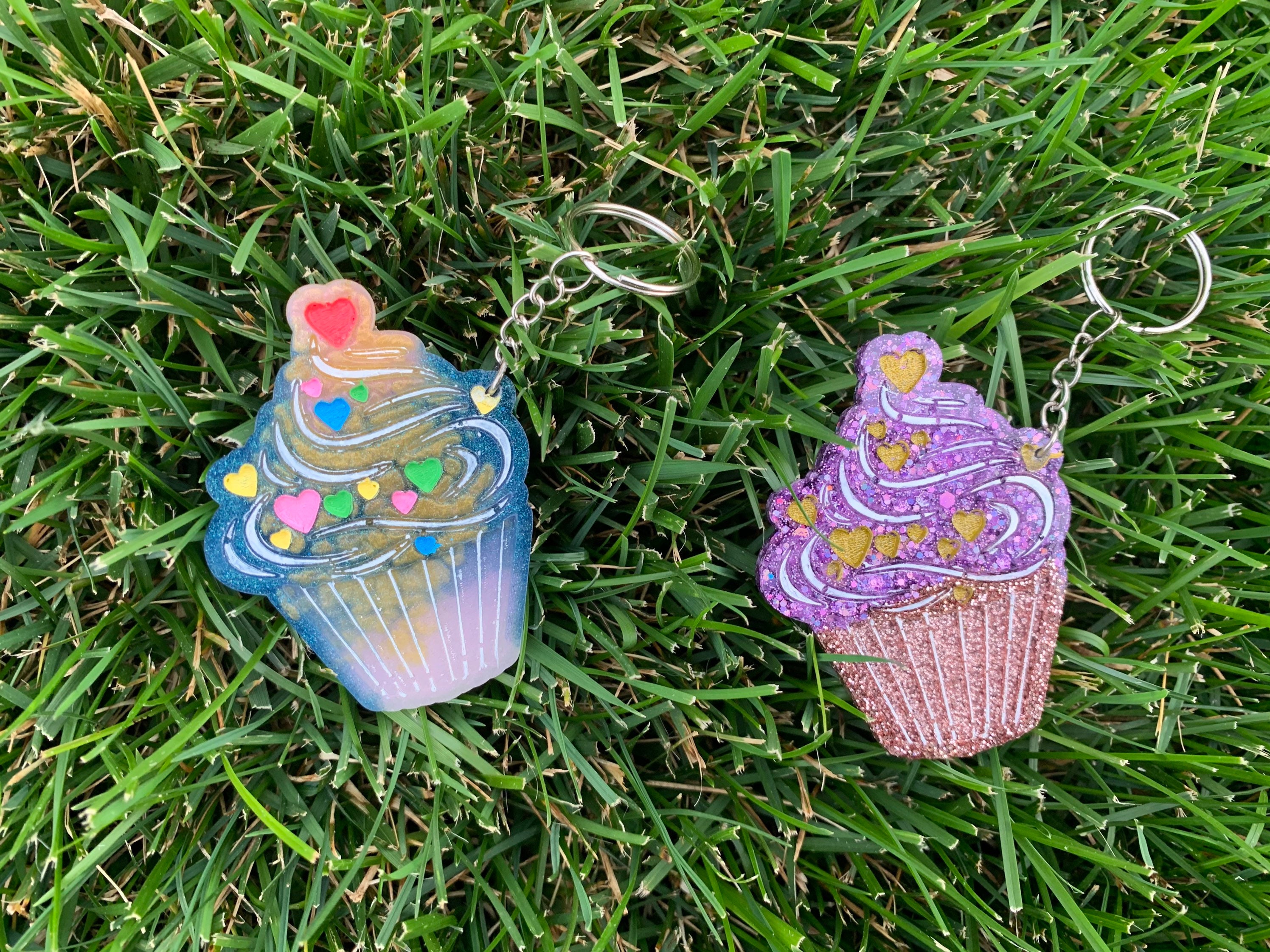 Cupcake Keychain Etsy