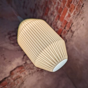 Lampenschirm V-LINES für LED-Licht, 3D-Druck Bild 4