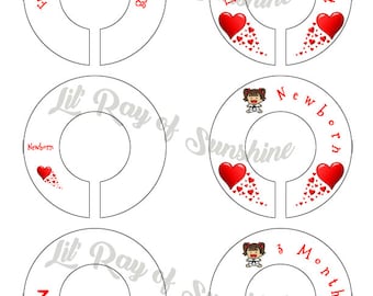 201M: Future Martial Artist in Training Baby Clothing Closet Dividers ~ Weekly Closet Organizers ~ Baby's closet Organization ~ MMA ~ BJJ