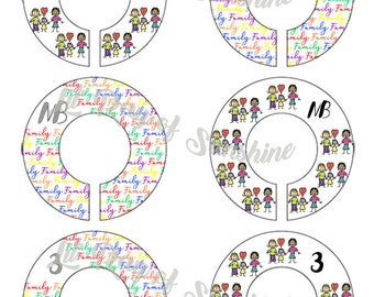 794M: Mommies are the Best Baby Clothing Closet Dividers ~ Weekly Closet Organizers ~ Rainbow Home ~ Baby Organization ~ Baby Shower gift