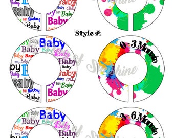 309R: Baby (in German) Baby Closet Dividers