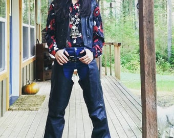 California Creations Leather Chaps, made in USA