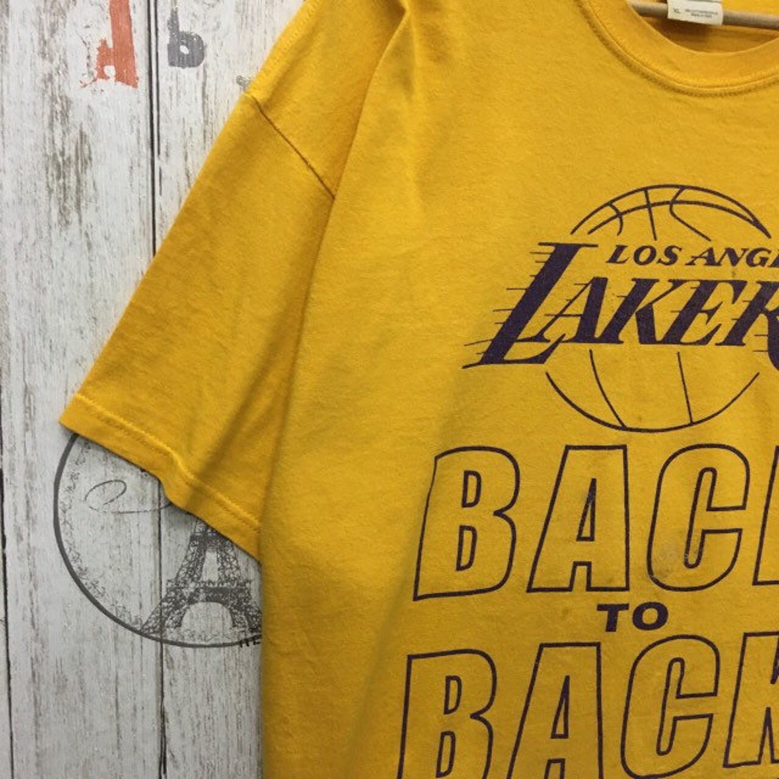 Rare Los Angeles LAKERS Back to Back Champion tshirt usa | Etsy