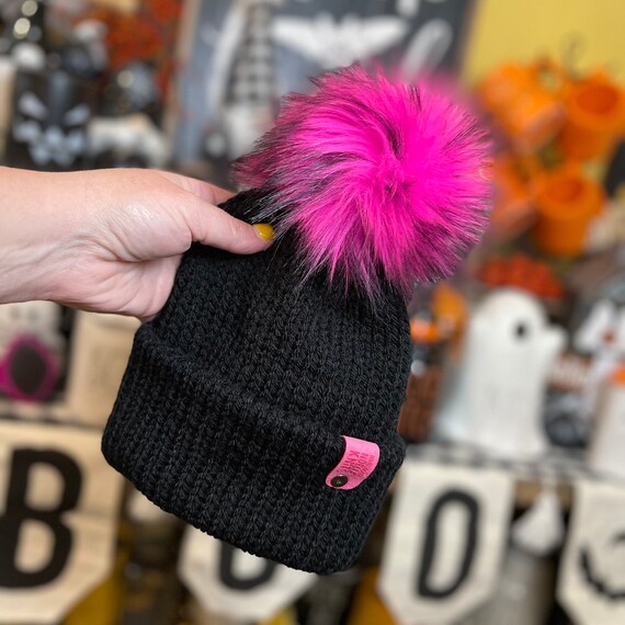 breast cancer awareness beanie