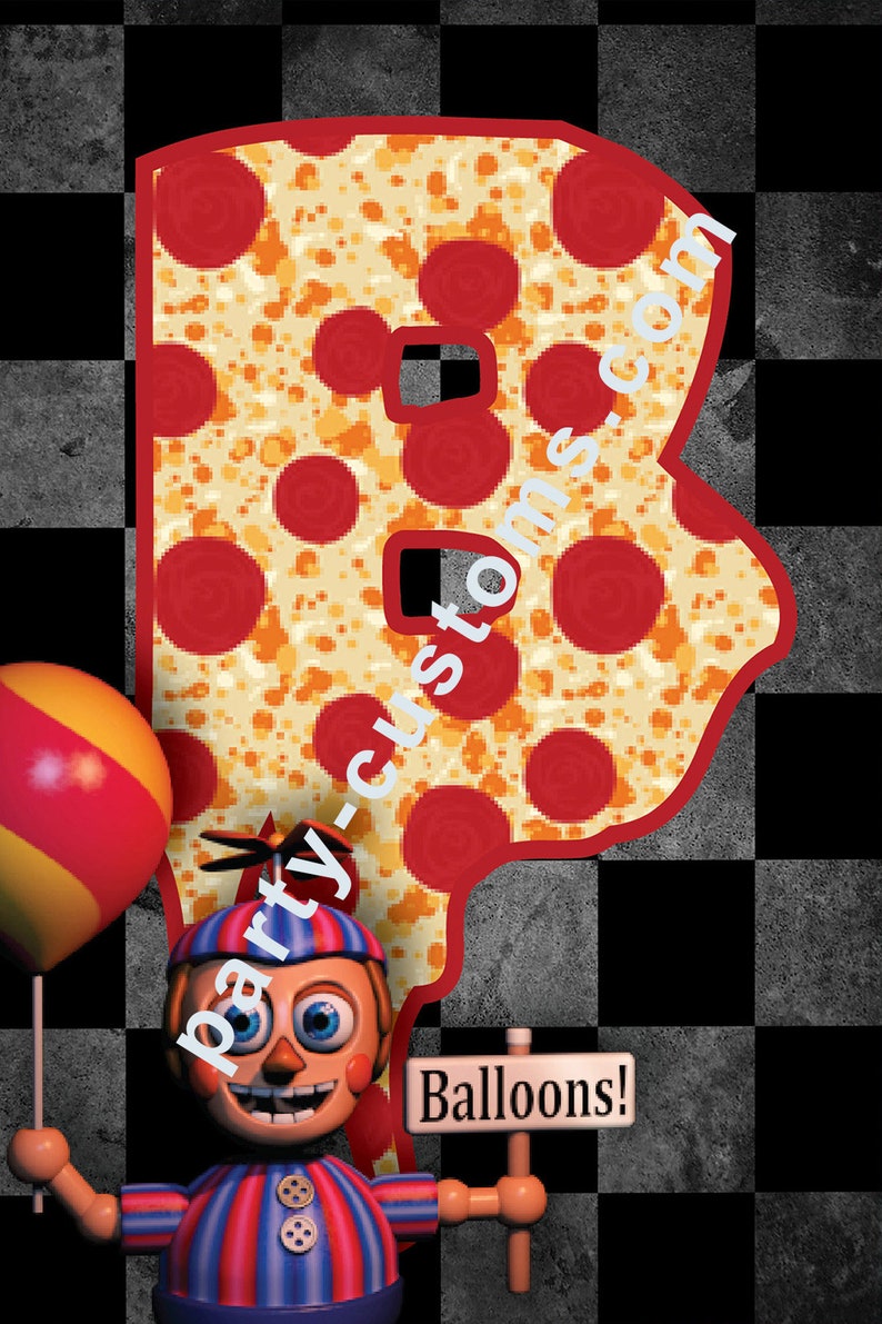 Five Nights at Freddy's Birthday Banner - PRINTABLE DOWNLOAD - Etsy