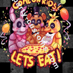 Five Nights at Freddy's Birthday Banner - PRINTABLE DOWNLOAD - Etsy