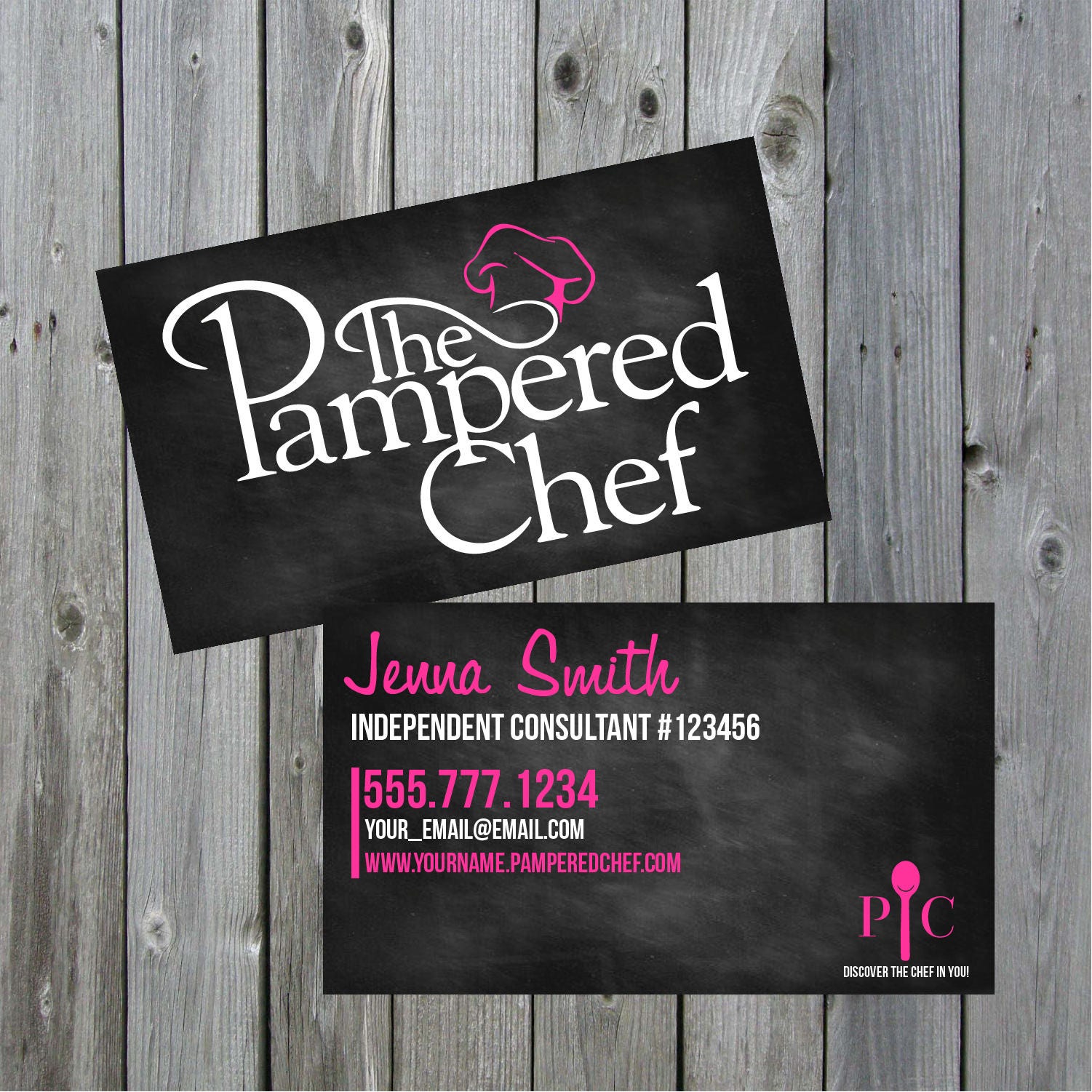 pampered-chef-business-cards-pampered-chef-business-pampered-etsy