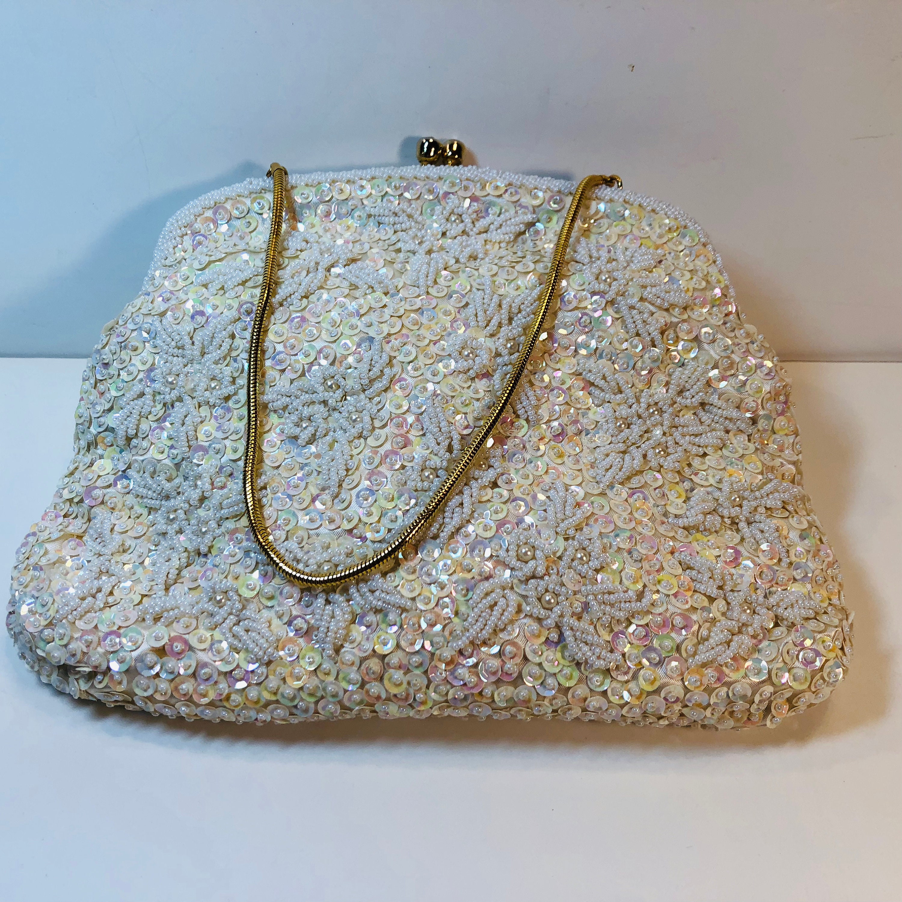 vintage hand beaded evening bags