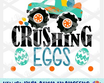 Easter Crushing Eggs Transfer, Ready to Press, Sublimation Transfer, Iron on Transfer for Shirts, DIY, HTV, Easter Transfer, Crushing, Truck