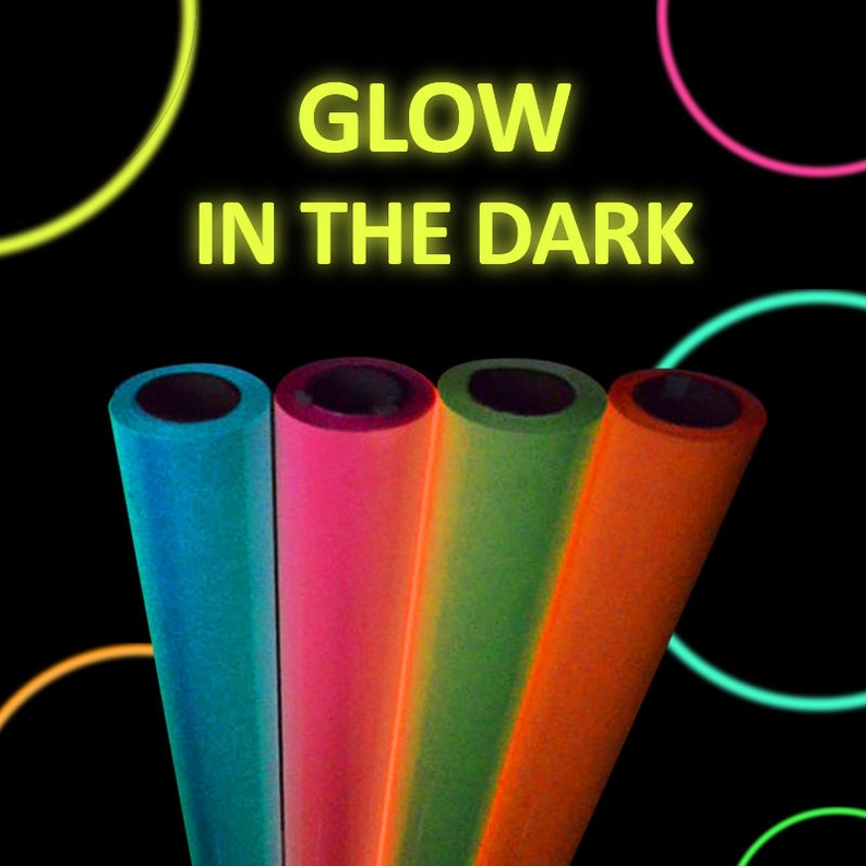 Glow In The Dark Holographic Heat Transfer Vinyl Siser Heat Etsy