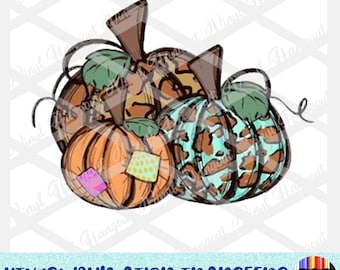 Cute Pumpkins Transfer, Ready to Press, Heat Transfer Vinyl, Sublimation, Iron on Decal, Transfer for Shirts, DIY, HTV, Halloween, Pumpkins