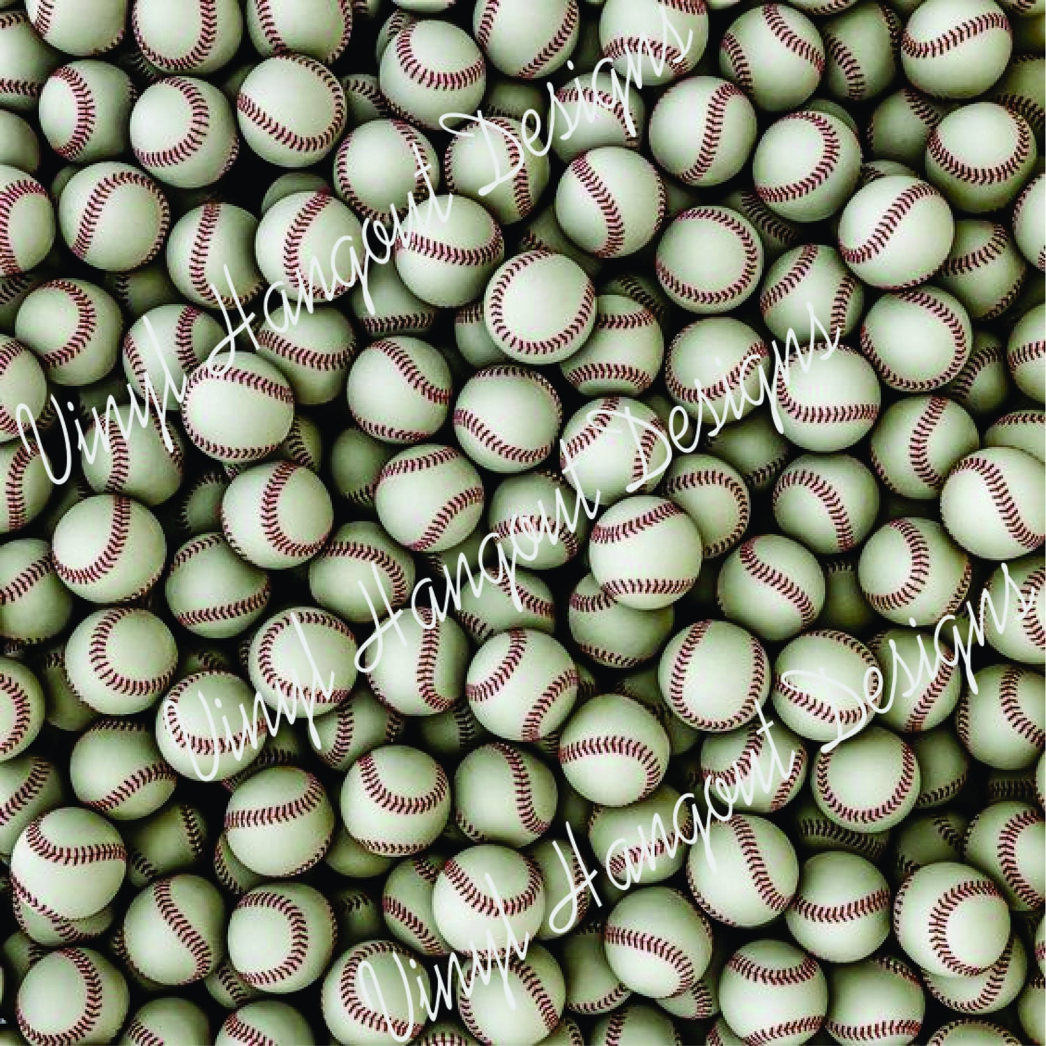 baseball print heat transfer vinyl