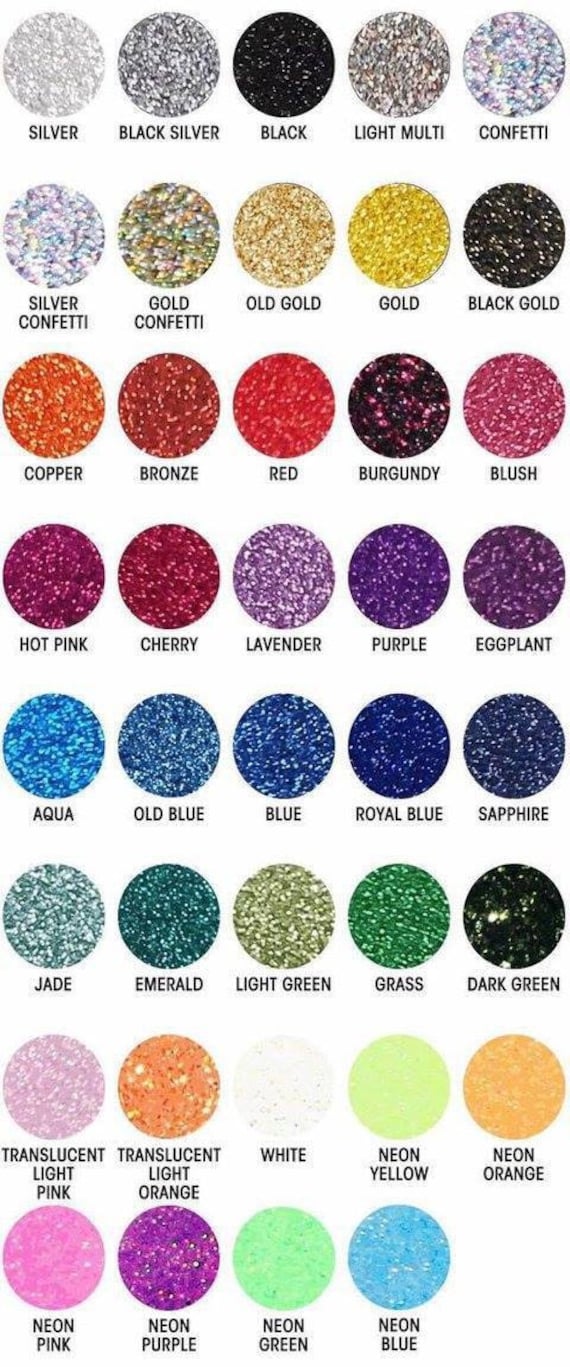 Siser Glitter Heat Transfer Vinyl Sheets 12x20 Glitter HTV HTV