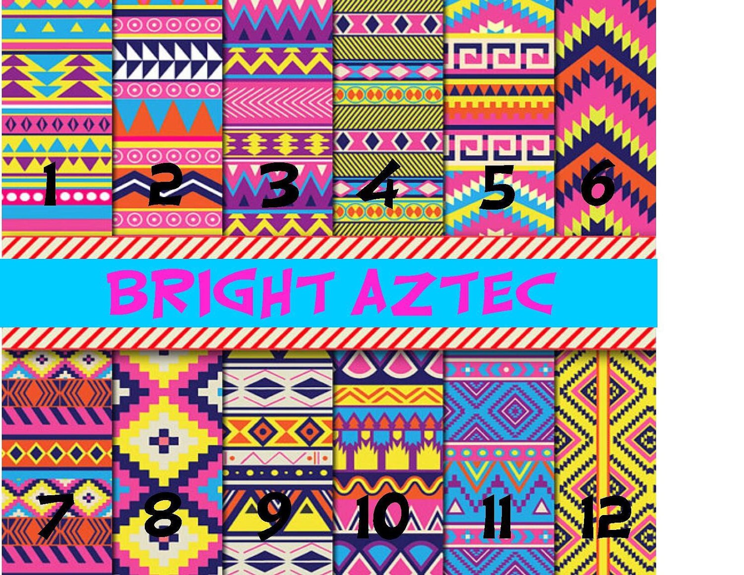 Bright Aztec Pattern