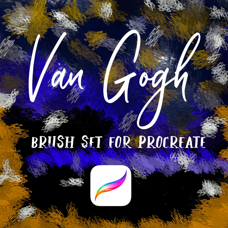 Van Gogh Inspired Brush Set for Procreate Digital Download Etsy