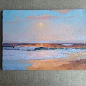 Mare. Paesaggio marino / Pittura di genere / Pittura Plein Air / Pittura da spiaggia / Mare