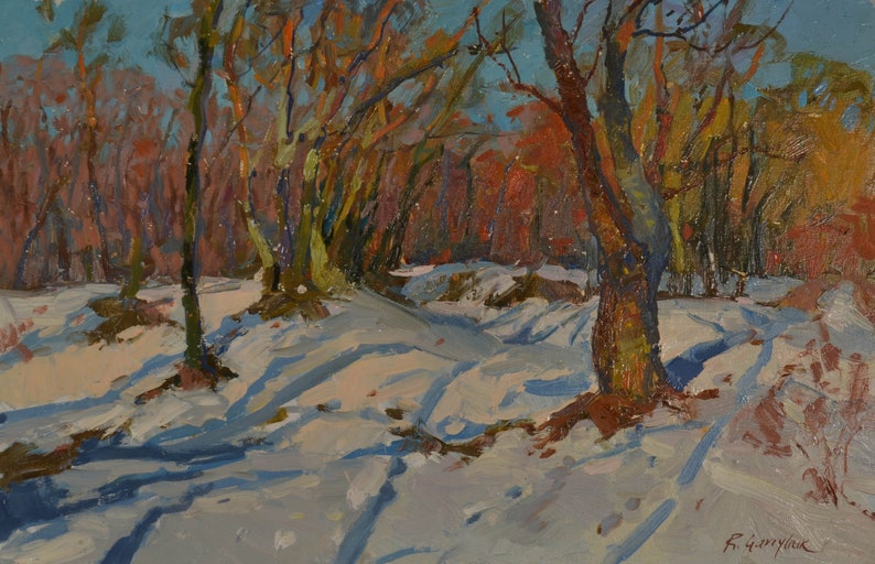 Vinter/Detta vackra vårlandskap Bilden visar ett traditionellt landskap i Ukraina bild 1