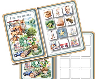 Find the Rhyme Adapted Book – Special Education Literacy (Digital Download)