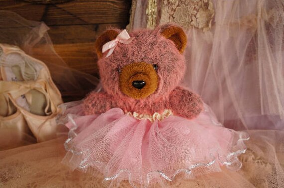 pink ballerina teddy bear